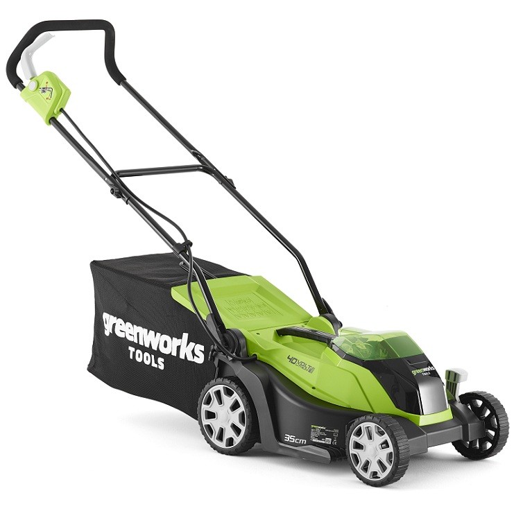 Газонокосилка аккумуляторная Greenworks G40LM35 без аккумулятора и зарядного устройства