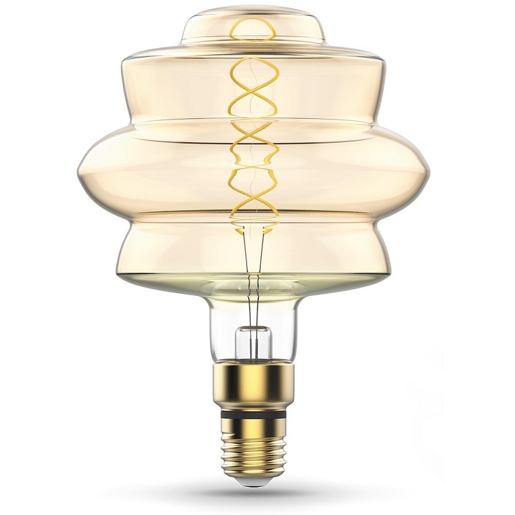 Лампа светодиодная Gauss 161802008 Vintage Filament BD180 Flexible 8W E27 Golden 2400К