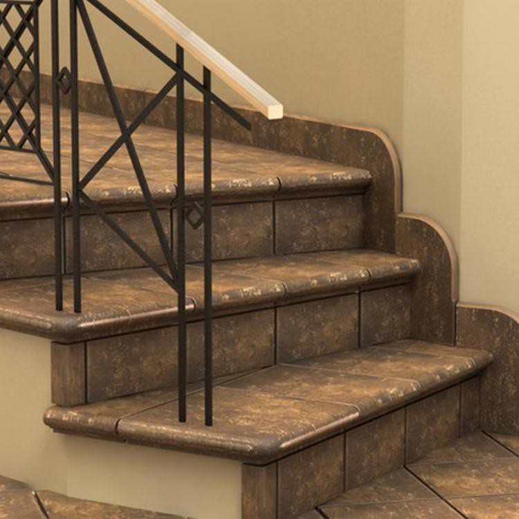 Плинтус клинкерный Gres de Aragon Castano Rodapie Castano 330х80 мм