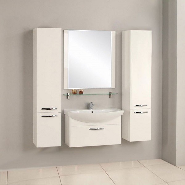 Зеркало Акватон Ария 80 1A141902AA010 белое