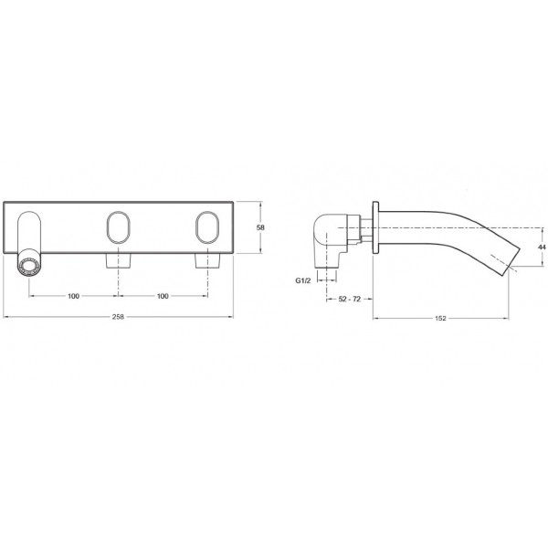 Смеситель для раковины Jacob Delafon Talan E10087RU-CP