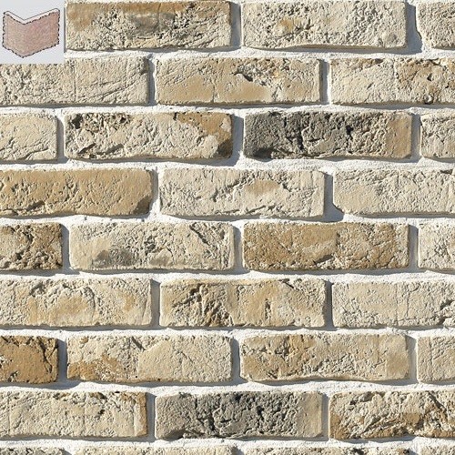 Угловой элемент White Hills Лондон Брик 304-15 молочный