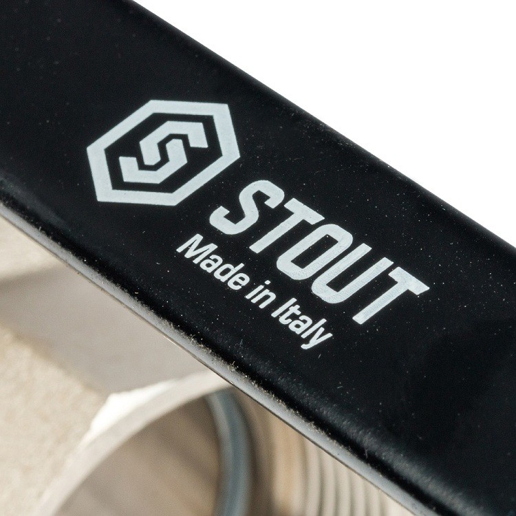 Кран шаровой Stout SVB-0003-000040 полнопроходной латунный