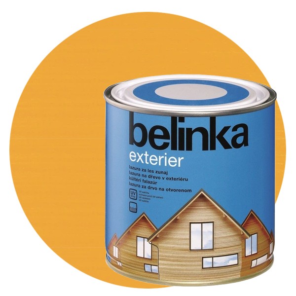Пропитка для древесины Belinka Exterier № 62 Радужно-желтый 0,75 л