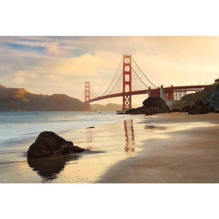 Фотообои флизелиновые Komar Golden Gate XXL4-054 3,68х2,48 м