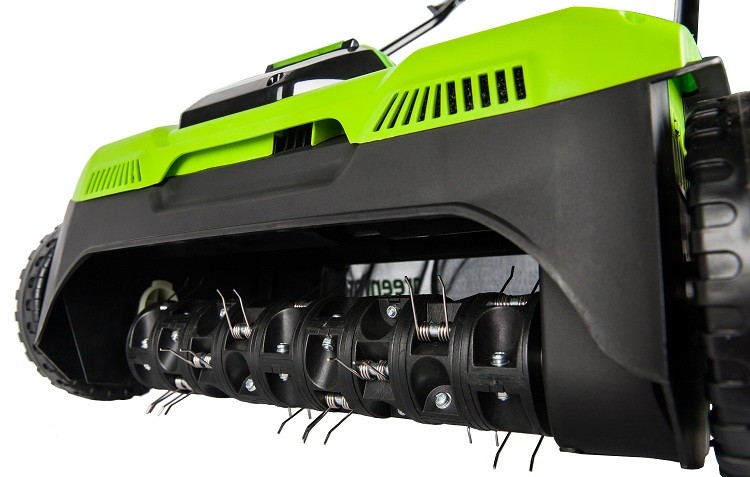 Аэратор аккумуляторный Greenworks G40DT30K4