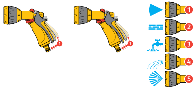 Пистолет-распылитель Hozelock 2676 Multi Spray