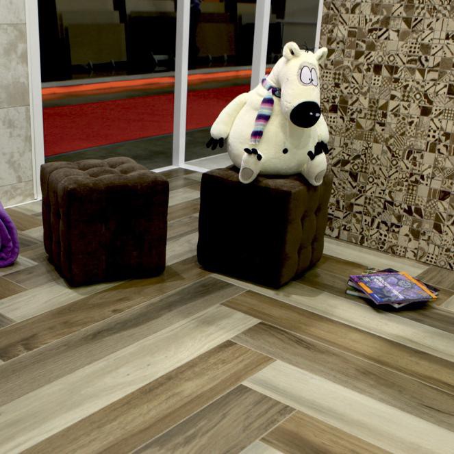 Керамогранит Estima Artwood AW 01 600х150 мм 