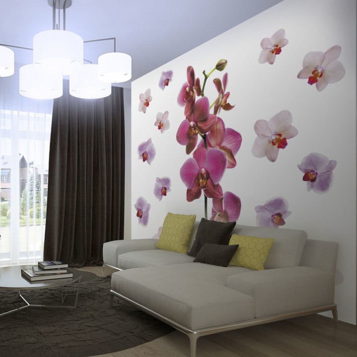 Фотообои виниловые на флизелиновой основе Decocode Брассия 15-0485-FR 3х2,8 м