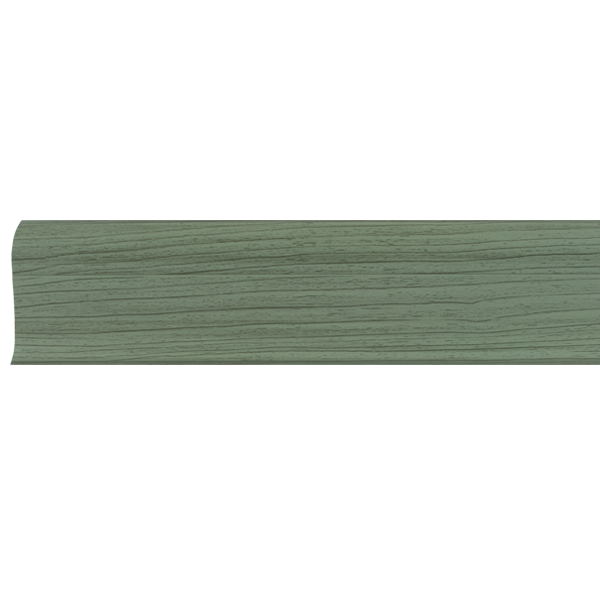 Плинтус ПВХ Line Plast L009 Клён зелёный 2500х58х22 мм