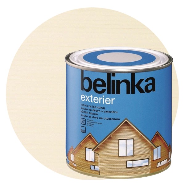Пропитка для древесины Belinka Exterier № 73 Сметанно-белый 0,75 л