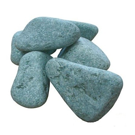 Камень жадеит Хакасский шлифованный средний ведро 5 кг