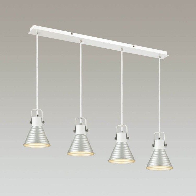Светильник подвесной Lumion Ollie 3788/4 белый/серебряный E14 4х40W
