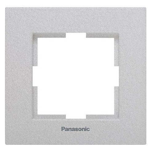 Рамка одноместная Panasonic Karre Plus WKTF08012SL-RES серебро