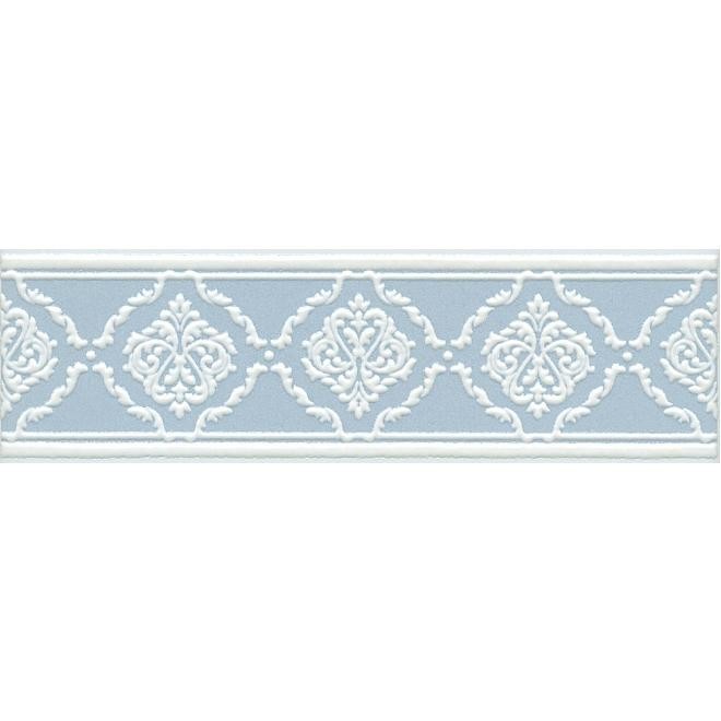 Бордюр керамический Kerama Marazzi STG/B562/6305 Петергоф голубой 250х77 мм