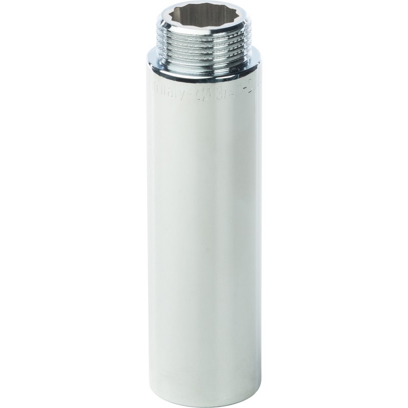Удлинитель Stout SFT-0002-003480 3/4 дюйма 80 мм хромированный с внутренней и наружной резьбой