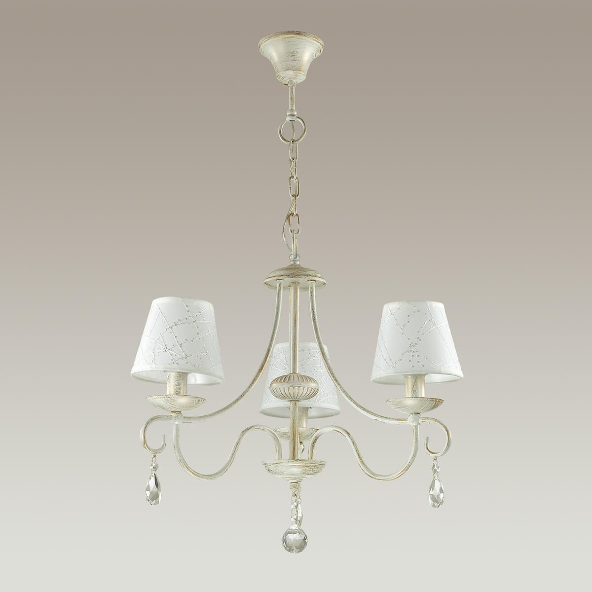 Люстра подвесная Lumion Blanche 3686/3 золотая патина E14 3х40W 220V