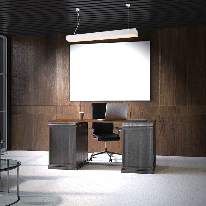 Светильник подвесной светодиодный Novotech Iter 358054 белый вверх 15W и вниз 20W 220V