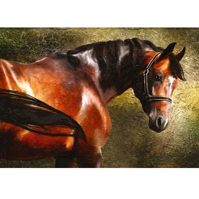 Фотообои виниловые на флизелиновой основе Decocode Рыжий конь 41-0074-NE 4х2,8 м