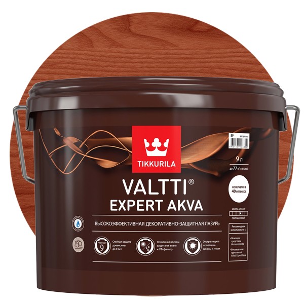 Антисептик Tikkurila Valtti Expert Akva рябина 9 л