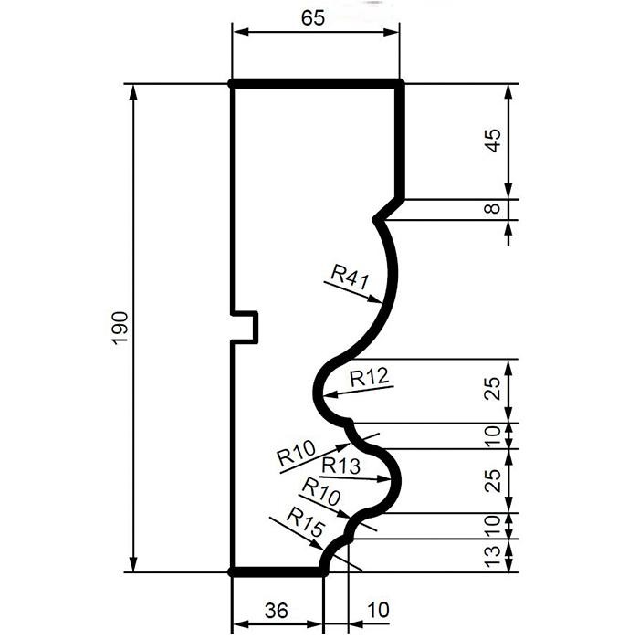 Молдинг фасадный из полистирола Leptonika MC 138 2 м