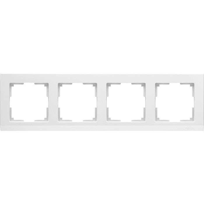 Рамка четырехместная Werkel Stark WL04-Frame-04 белая
