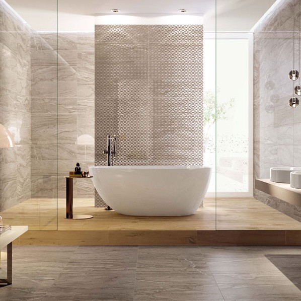 Плитка керамическая Atlas Concorde Suprema Walnut Wallpaper 750х250 мм