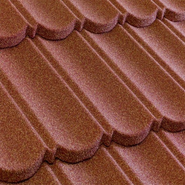 Черепица композитная Metrotile Metrobond Терракот