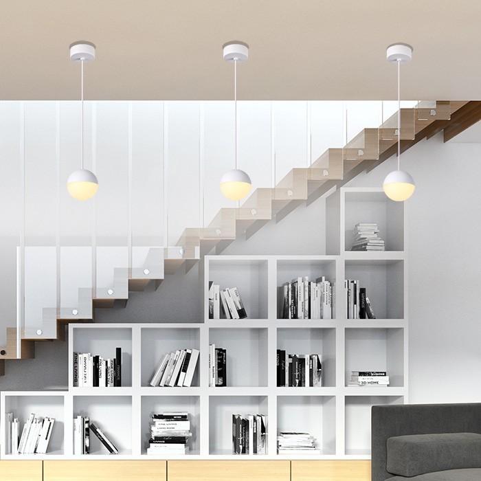 Светильник подвесной светодиодный Novotech Ball 357942 белый 8W 220V