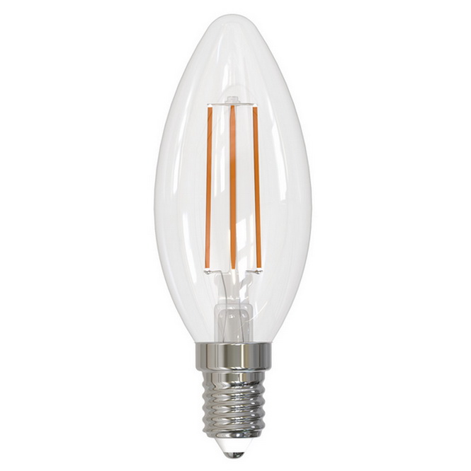 Лампа светодиодная Uniel Air LED-C35-9W/3000K/E14/CL/DIM GLA01TR диммируемая прозрачная 3000K