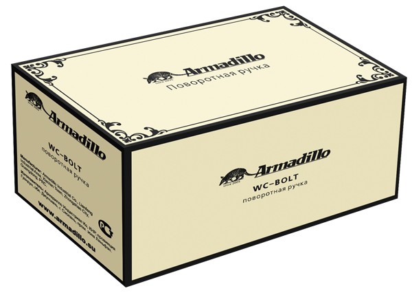 Накладка фиксатор Armadillo WC-BOLT BK6/CL ABL-18