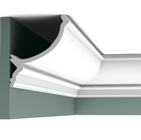 Карниз потолочный полиуретановый Orac Decor Luxxus C900 2000х146х171 мм