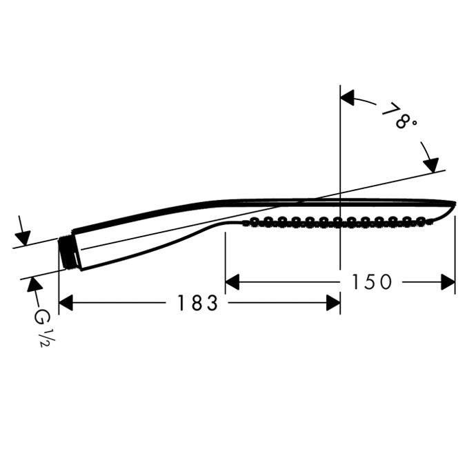 Ручной мини-душ Hansgrohe PuraVida 120 28558000