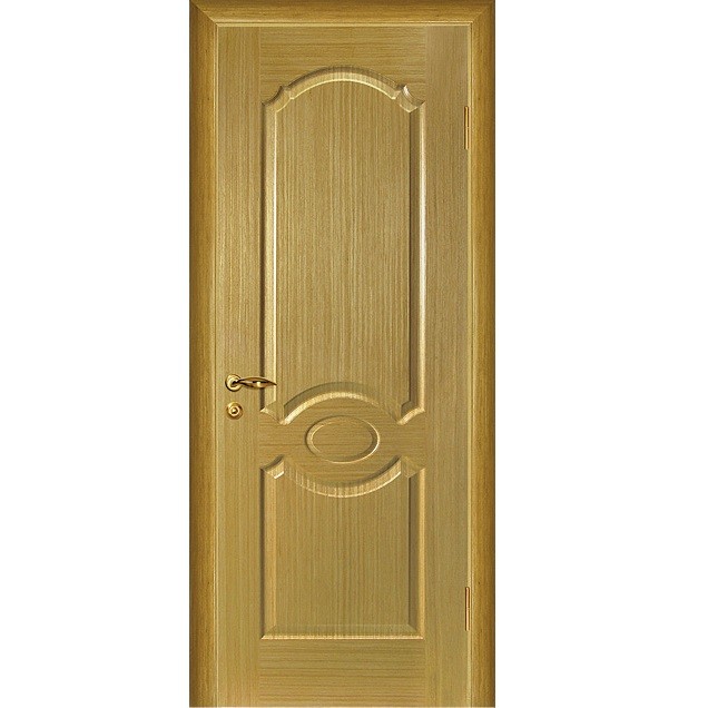 Дверное полотно Мариам Милано шпон Светлый дуб глухое 2000х700 мм