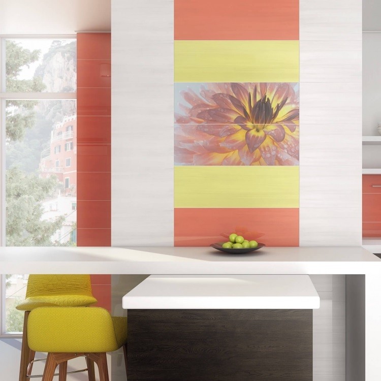 Плитка керамическая Kerama Marazzi 12082R Искья коралловая обрезная 750х250 мм