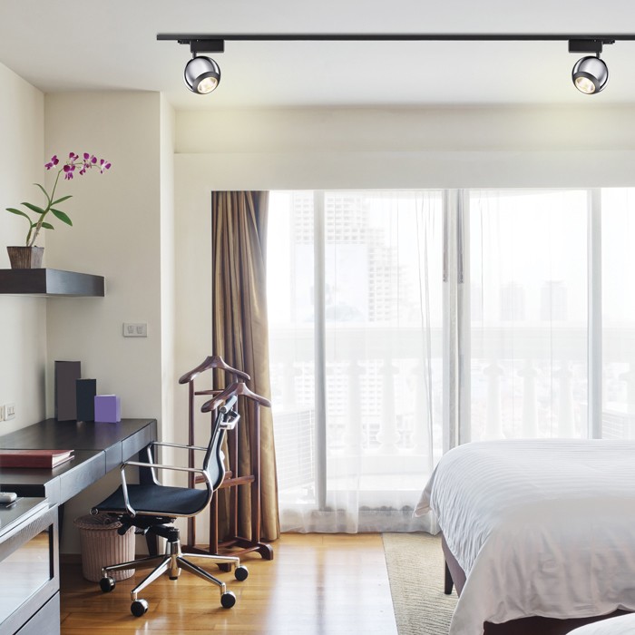 Светильник трековый светодиодный Novotech Glob 358036 хром 25W 220V