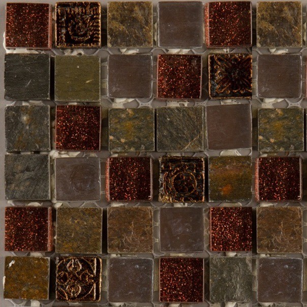 Мозаика из стекла, сланца и агломерата Natural Inka BDA-1520