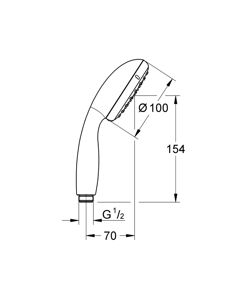 Ручной душ Grohe New Tempesta 100 27852001