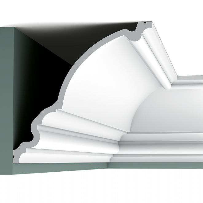 Карниз потолочный полиуретановый Orac Decor Luxxus C336 2000х266х271 мм