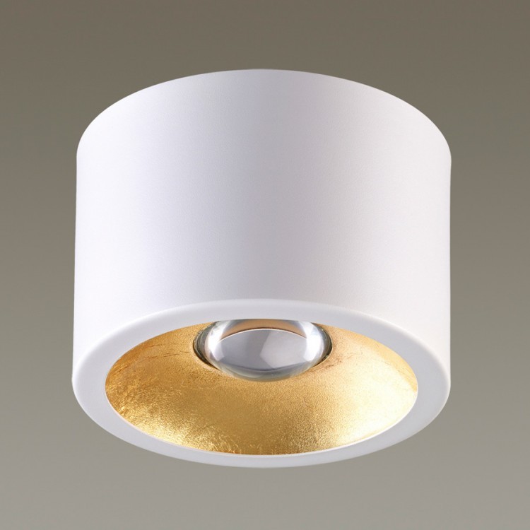 Светильник потолочный Odeon Light Glasgow 3877/1CL белый с золотом GU10 1х50W 220V