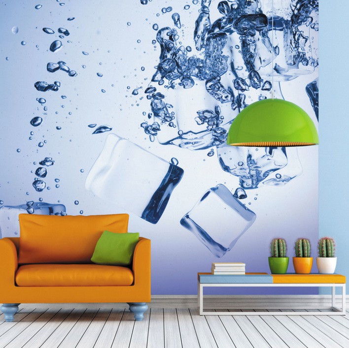 Фотообои виниловые на флизелиновой основе Decocode Ледяная свежесть 31-0069-AL 3х2,8 м