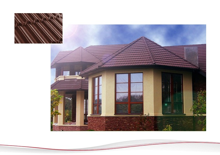 Черепица композитная Metrotile Metroclassic Бордо