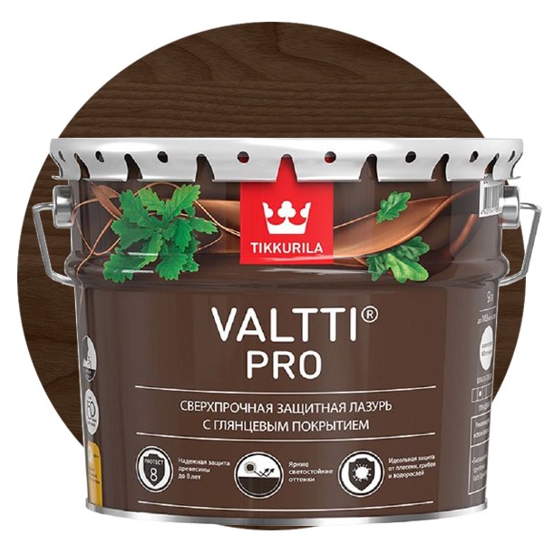 Антисептик Tikkurila Valtti Pro палисандр 9 л