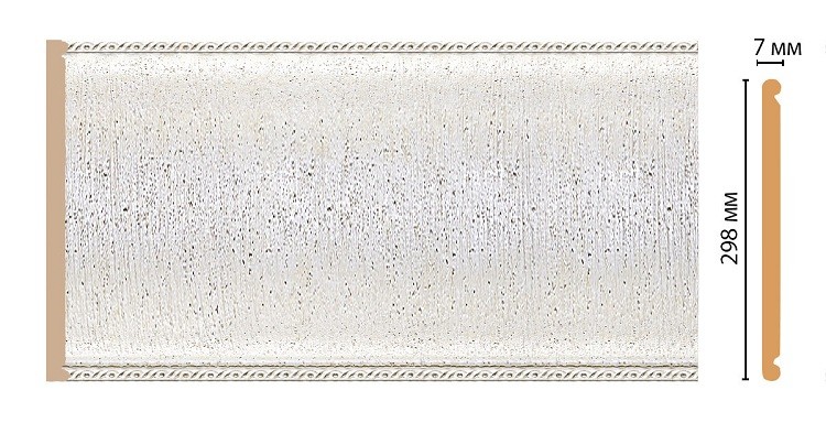 Панель декоративная Decomaster Перламутр-Stone Line Q30-42 2400х298 мм