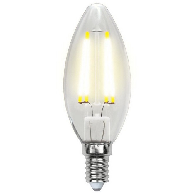 Лампа светодиодная Uniel Multibright LED-C35-5W/E14 прозрачная 3000K