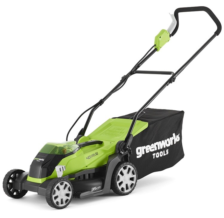 Газонокосилка аккумуляторная Greenworks G40LM35 без аккумулятора и зарядного устройства