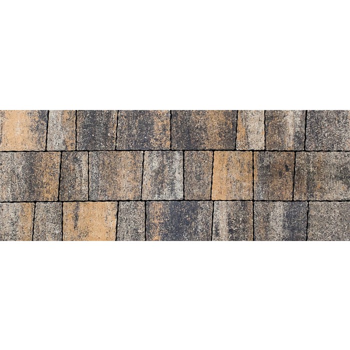 Тротуарная плитка Steingot Color Mix Stein Bronze №15 квадрат 200х200х60 мм