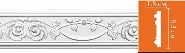 Молдинг полиуретановый Decomaster DT 9861 2400х85х20 мм