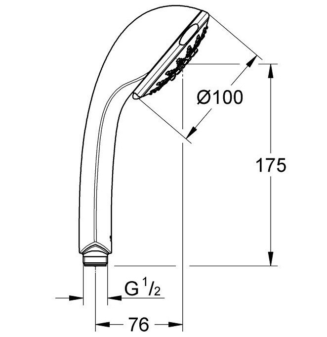 Ручной душ Grohe Relexa Ultra 28796000