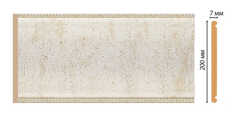 Панель декоративная Decomaster Перламутр-Stone Line Q20-41 2400х200 мм